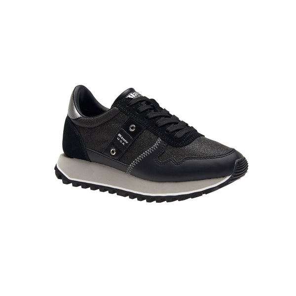 Sneakers Donna basse Millen Nero Blauer- Francavilla Moda